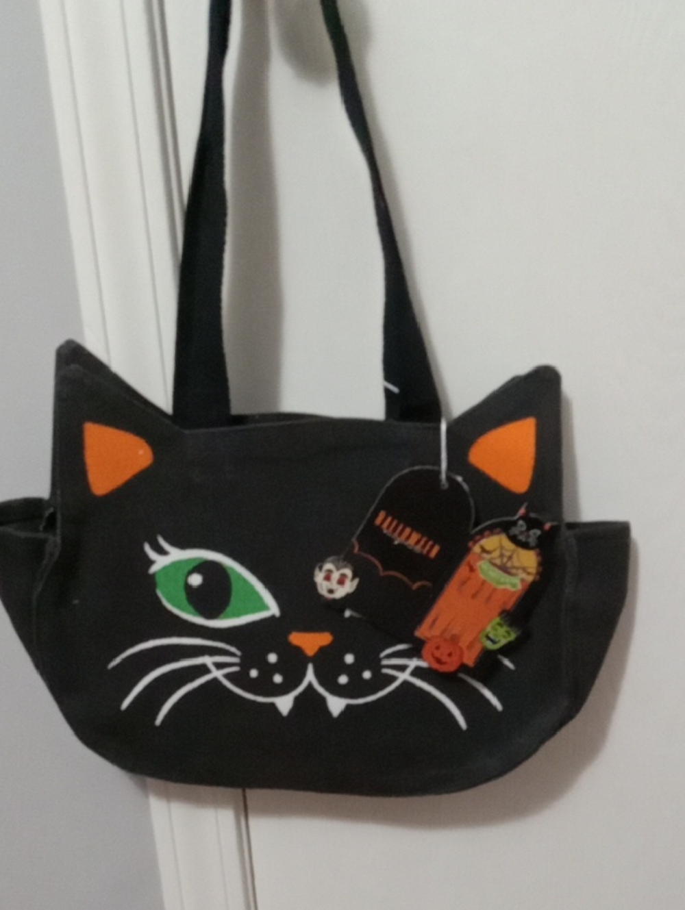 Halloween Cat Tote NWTS